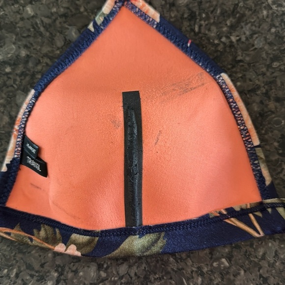 Triangl Neoprene Tropical Print Bikini Swimsuit - Picture 4 of 6